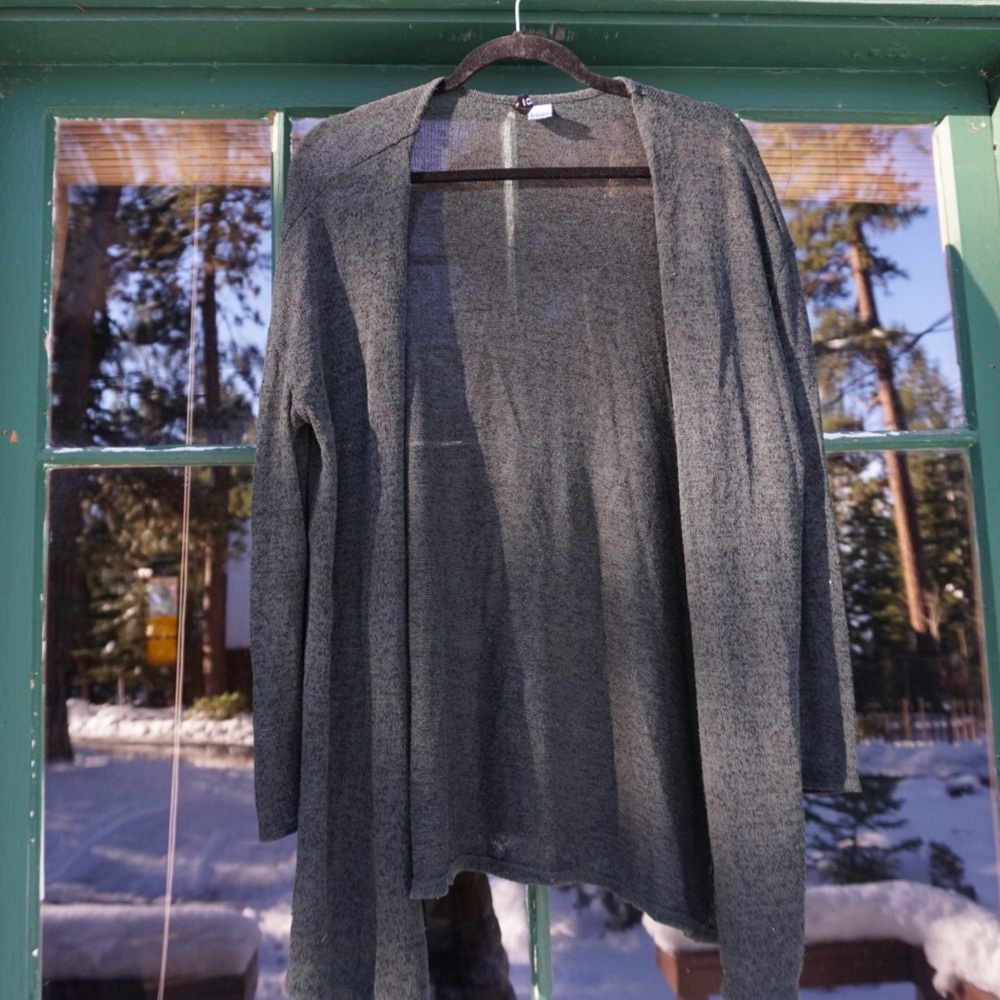 Forrest Green Long Knit Sweater
